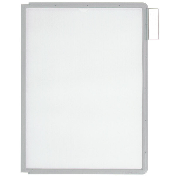 Gray letter sized panels for a SHERPA reference system with a white background.