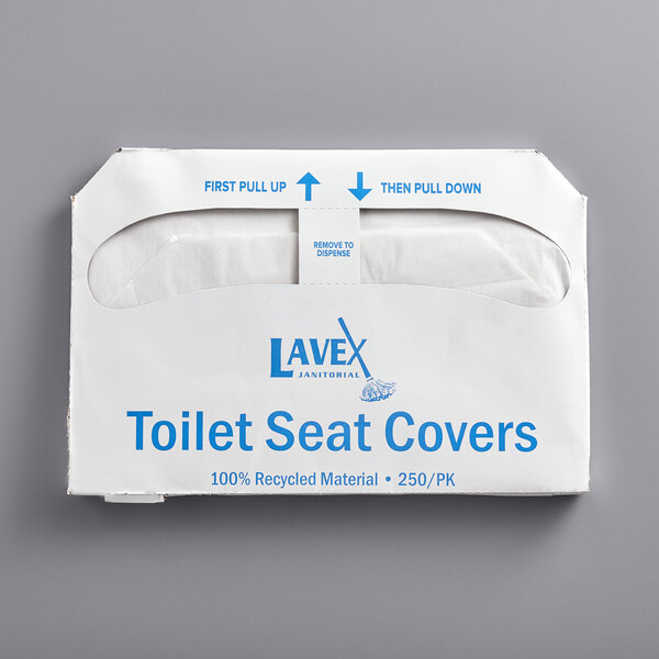 Rest Assured Toilet Seat Covers 100/% Recycled White
