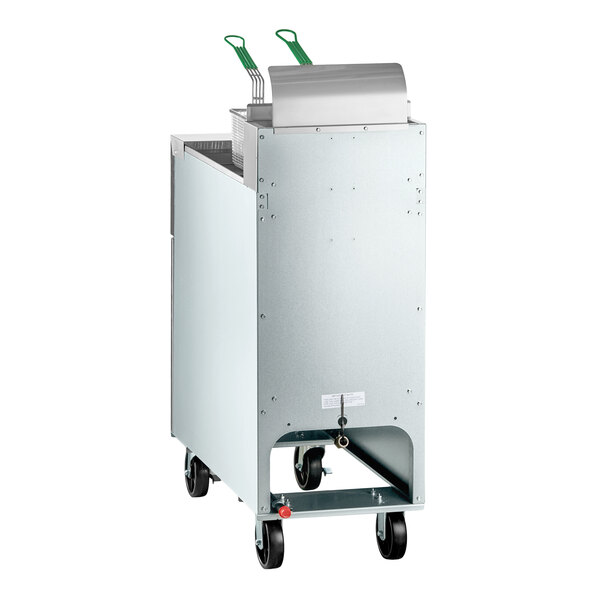 Dean by Frymaster GF14 Open Pot Natural Gas Floor Fryer 40 lb. - 100,000 BTU