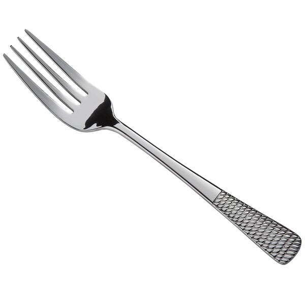 A Reserve by Libbey stainless steel dinner fork with a silver handle.