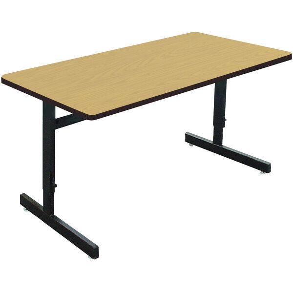 a table with a white background