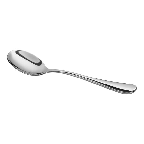 Acopa Vernon 6 1/16" 18/0 Stainless Steel Heavy Weight Bouillon Spoon - 12/Case