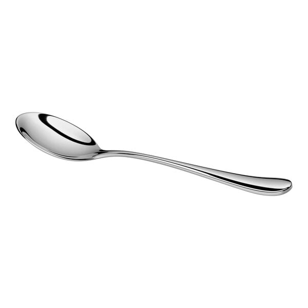 Acopa Vernon 6 1/16" 18/0 Stainless Steel Heavy Weight Bouillon Spoon - 12/Case