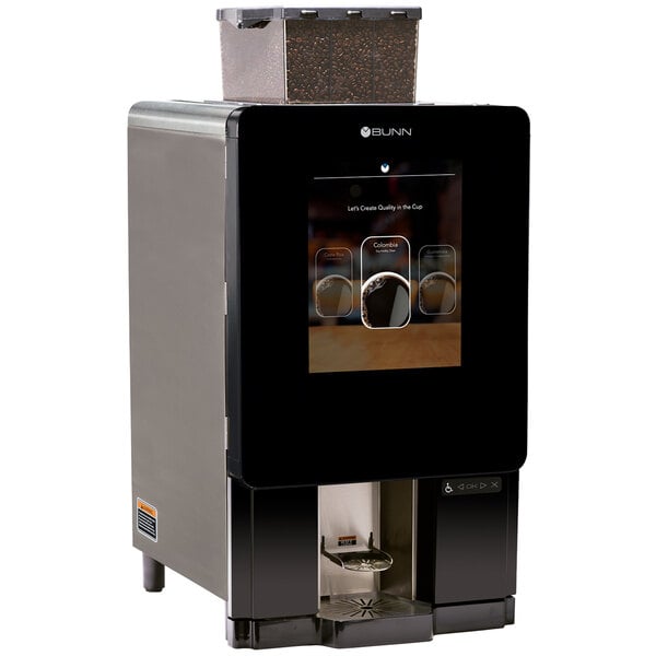 Bunn 44400.0201 Sure Immersion 312 Black Single Cup Coffee Brewer with  Printer Port - 120V, 1800W