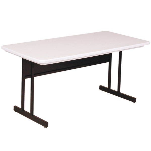 Rectangular Gray Granite Finish Blow Molded Plastic Top Computer - Granite Top Square Coffee Table Rectangular Gray Granite Finish Blow Molded Plastic Top Computer - Granite Top Square Coffee Table