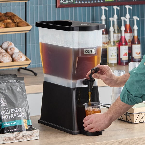 Crown Beverages 3 Gallon Capacity Cold Brew System with Coffee