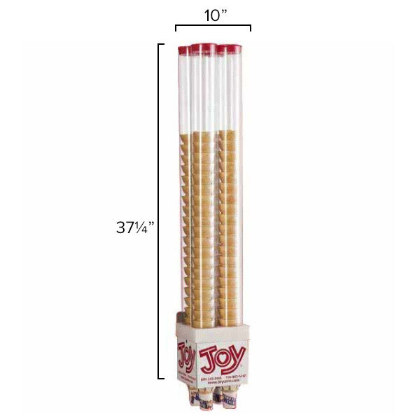Joy WallMount Ice Cream Cone Dispenser for Joy 1, 10, and 22 Cones