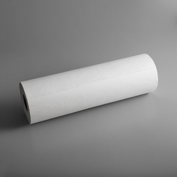 24 x 700' 40lb White Butcher Paper, 1 Roll/Case, #OBW2470040