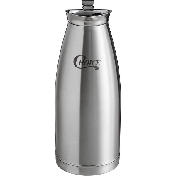 Choice 68 Oz Stainless Steel Thermal Server Carafe