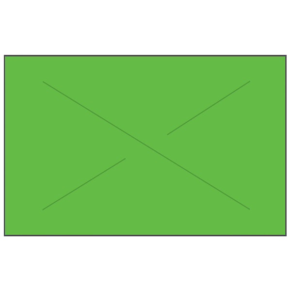 a green rectangular object with a black line