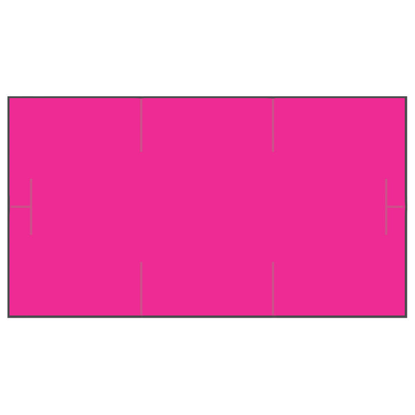 A pink square with a black border.