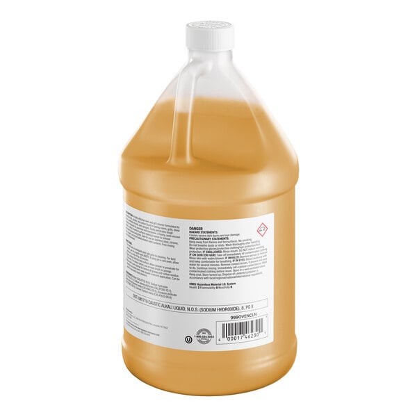 A one-gallon plastic jug of Advantage Chemicals ready-to-use oven and grill cleaner.