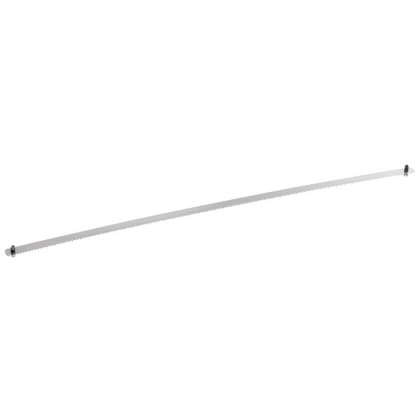 A long metal blade for a Backyard Pro Butcher hand saw.