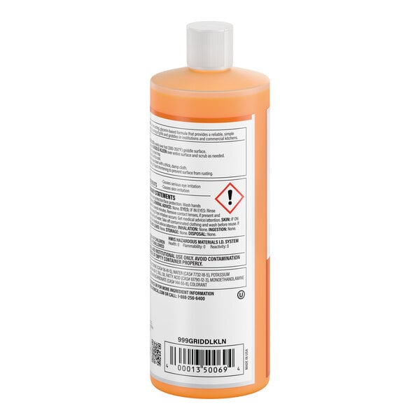 Noble Griddle Kleen 32 oz. Ready-to-Use Liquid Grill / Griddle Cleaner - 4/Case