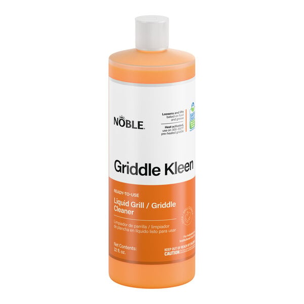 Noble Griddle Kleen 32 oz. Ready-to-Use Liquid Grill / Griddle Cleaner - 4/Case