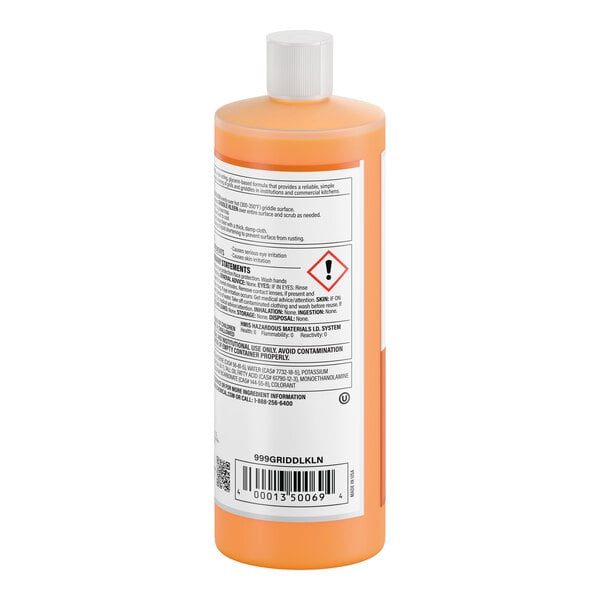 Noble Griddle Kleen 32 oz. Ready-to-Use Liquid Grill / Griddle Cleaner - 4/Case