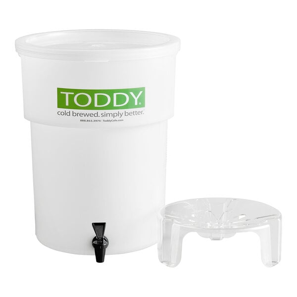 a clear plastic bowl with a long leg