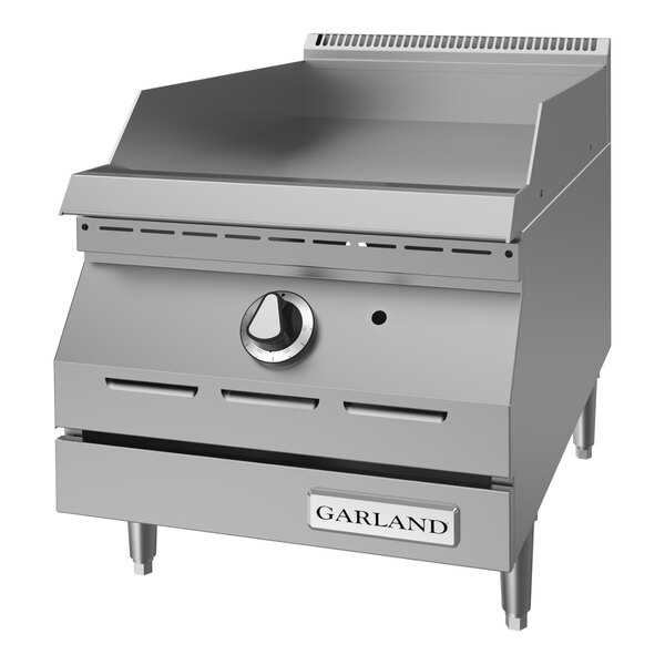 Garland GD-15GTH Designer Series Natural Gas 15" Countertop Griddle with Thermostatic Controls - 20,000 BTU