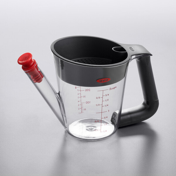 OXO Good Grips Good Gravy 4 Cup Glass Gravy and Fat Separator Cup