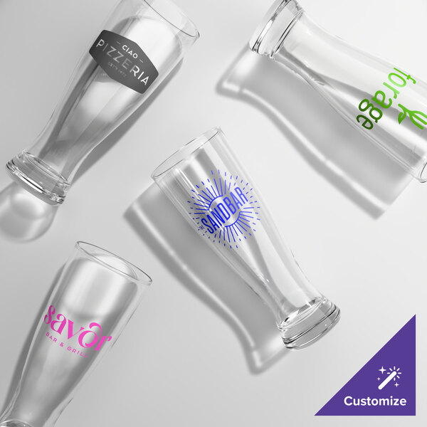 Arcoroc 19416 20 oz. Customizable Grand Pilsner Glass by Arc Cardinal - 24/Case