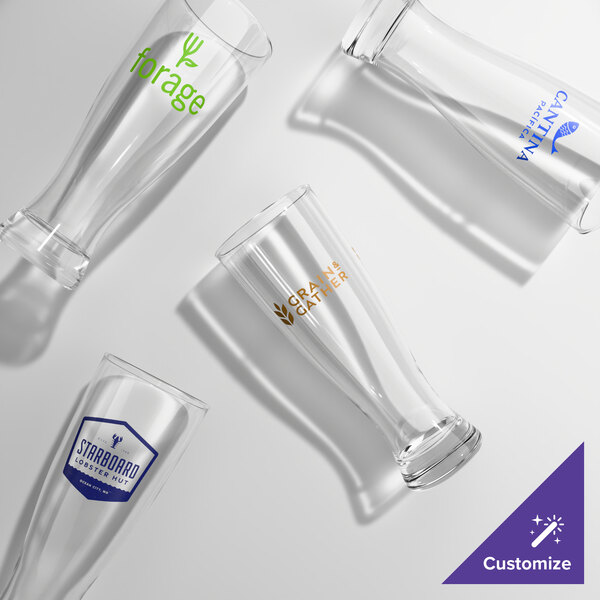 Arcoroc 19415 23 oz. Customizable Grand Pilsner Glass by Arc Cardinal - 24/Case