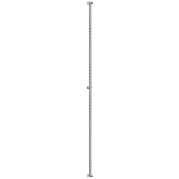 a tall metal tower with a light on it