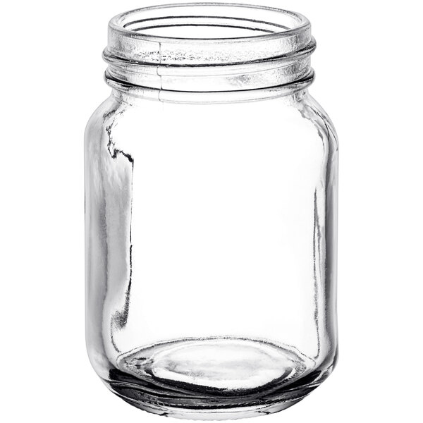 a clear glass jar with a lid