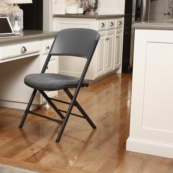 Lifetime 480426 Gray Folding Padded Chair 4 Pack   1862790 