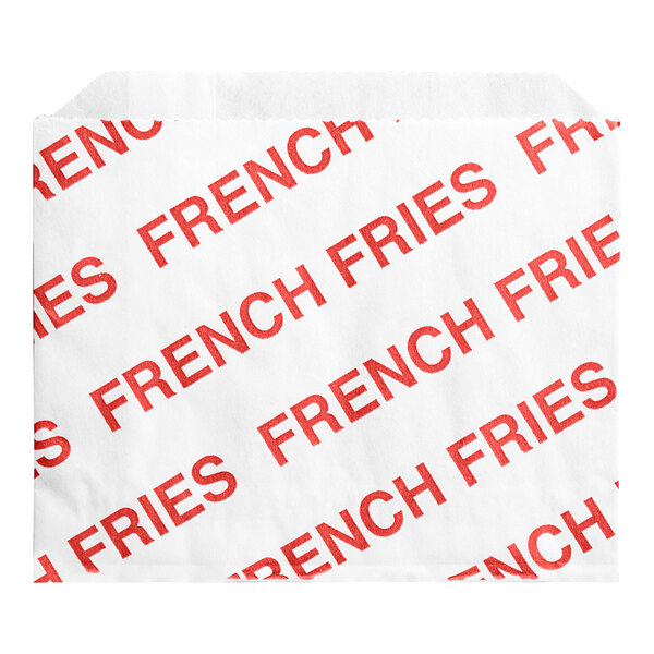 Carnival King 4 1/2 x 3 1/2 Small French Fry Bag - 2000/Case