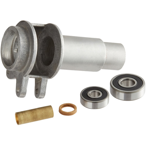 close-up of a metal cylinder