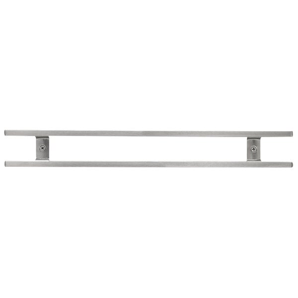 a metal bar with screws
