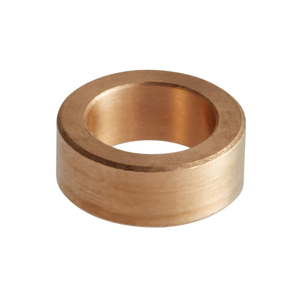 A Sunkist bronze bushing with a flat surface.