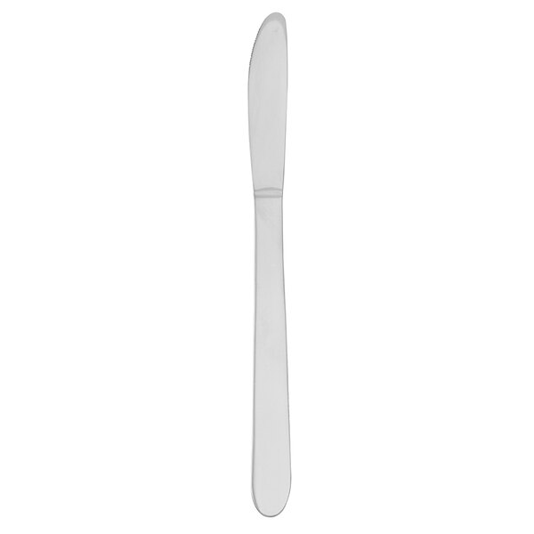 A close-up of a Walco stainless steel knife with a white background.