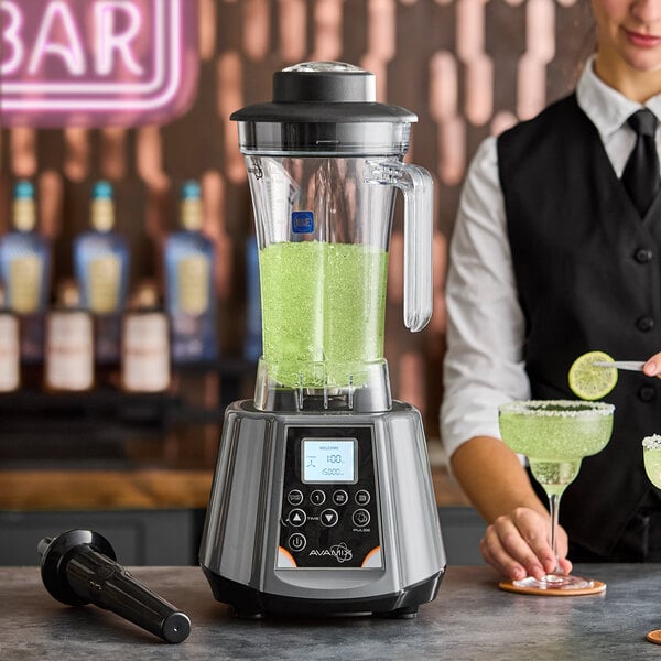 AvaMix BL2E 2 hp Commercial Blender with Digital Touchpad Control, Timer, and 64 oz. Tritan™ Container - 120V