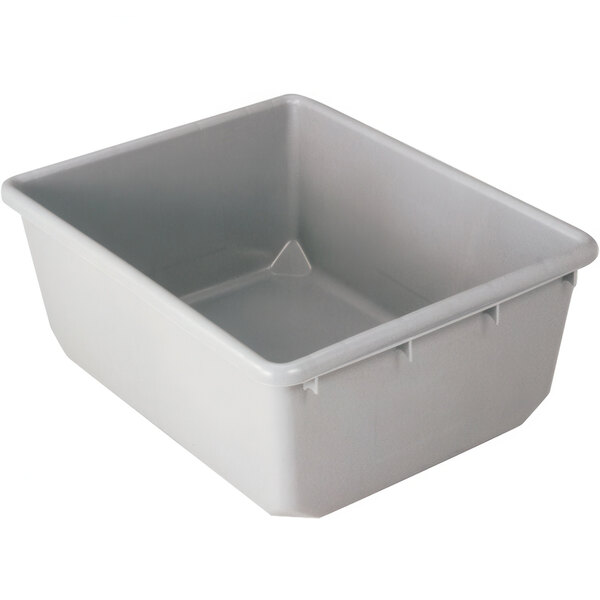 A grey plastic Metro Nesting Bulk Supply Tub.