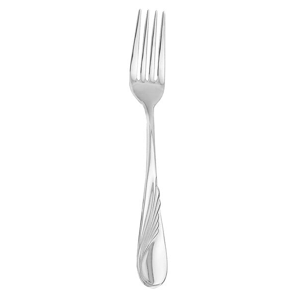 A Walco Goddess stainless steel dinner fork with a silver handle.