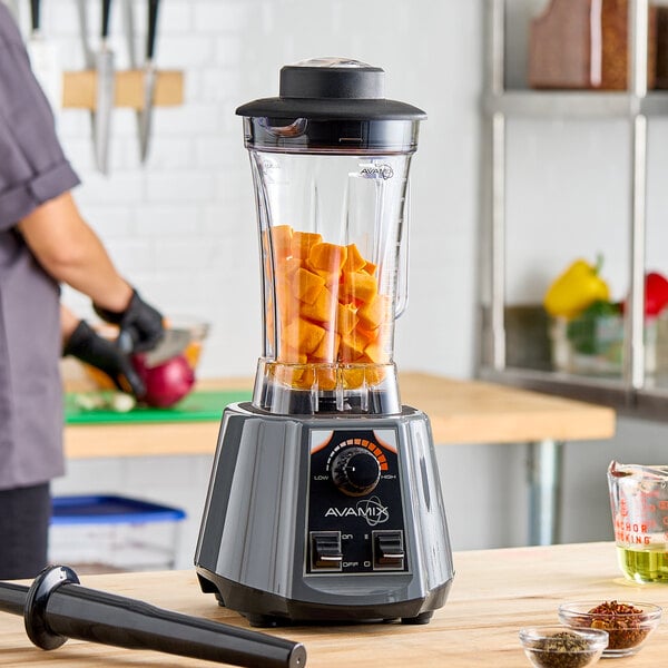 AvaMix BL2VS 2 hp Commercial Blender with Toggle Control, Variable Speed, and 64 oz. Tritan™ Container - 120V