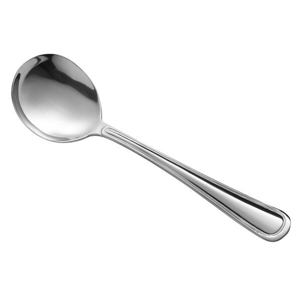 6 Pieces large Soup Spoons, Stainless Steel Spoon