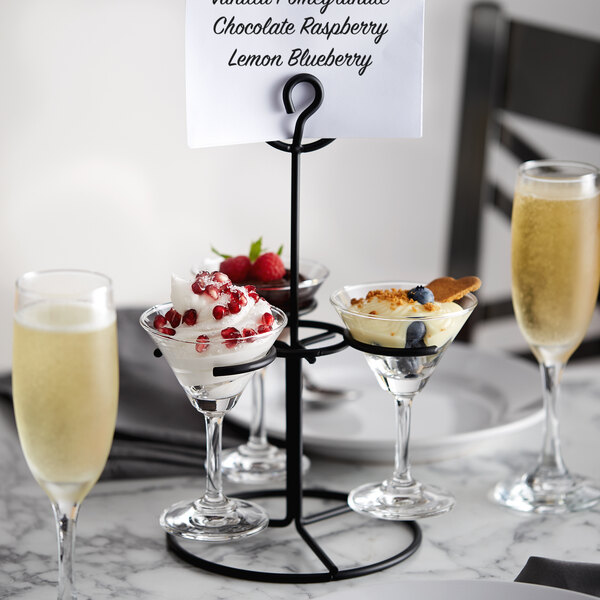 Martini Flight with Mini Martini Glasses Set (Acopa) staurantStore