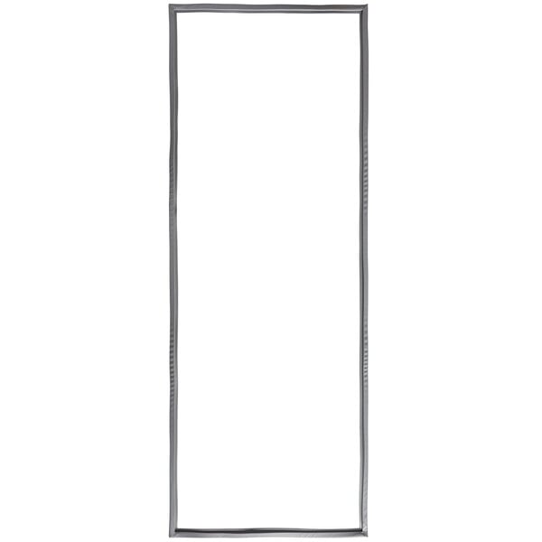 A rectangular white gasket with a metal frame.