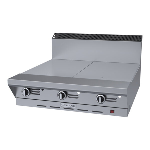 Garland MST47T-E LP Master Sentry Series Liquid Propane Griddle Top 34" Range Attachment - 90,000 BTU