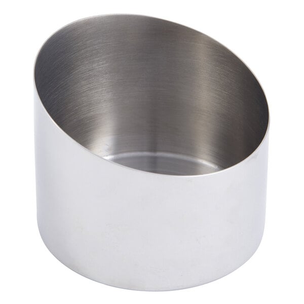 a silver container with a white background
