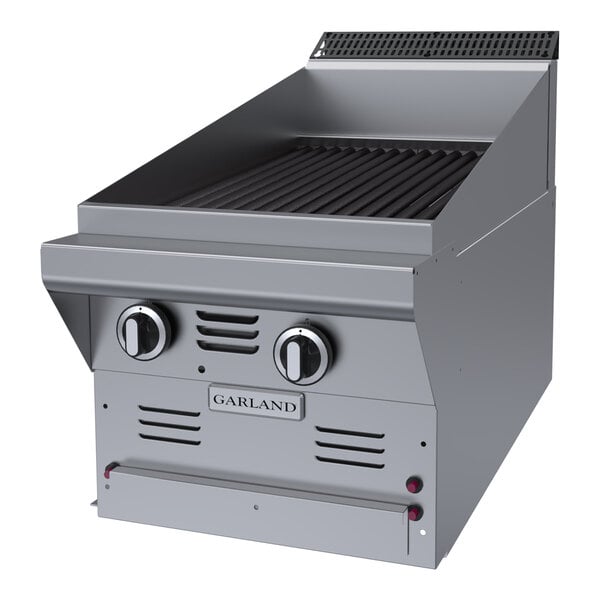 Garland MST24BT Master Sentry Series Natural Gas Range Match 24" Briquette Modular Top Charbroiler with Piezo Ignition - 60,000 BTU