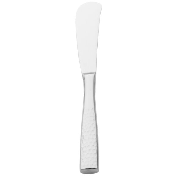 A silver Walco 18/0 stainless steel butter knife.