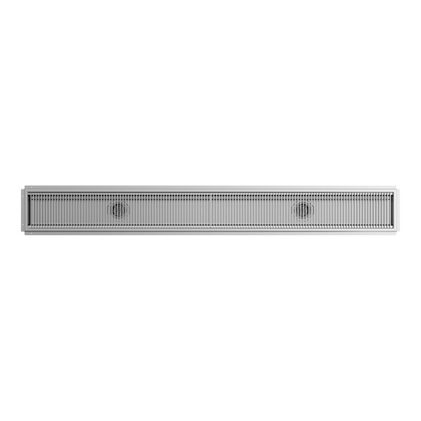 Regency 12" x 108" 14-Gauge Stainless Steel Floor Trough with Grate