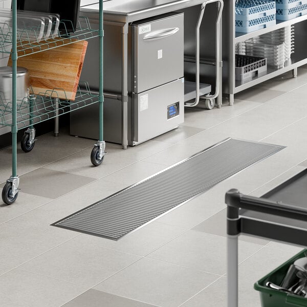 Regency FTG-1884 18" x 84" 14-Gauge Stainless Steel Floor Trough with Grate