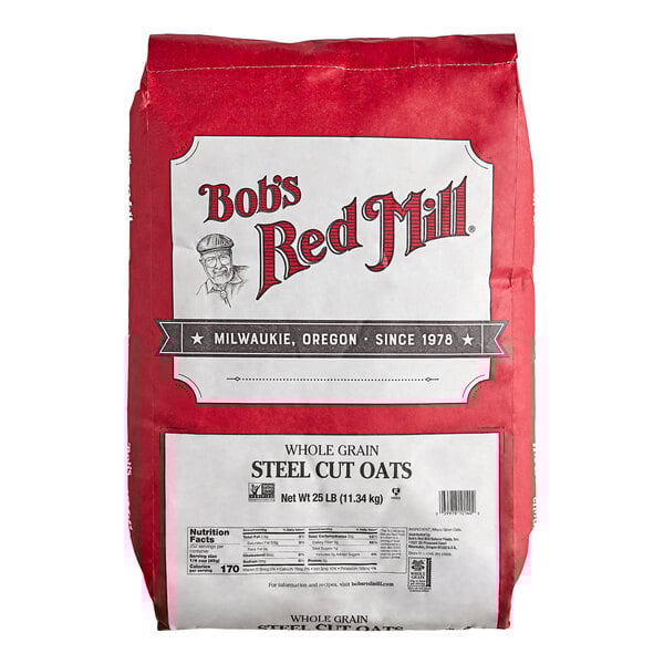 Bob's Red Mill 25 lb. Steel Cut Oats