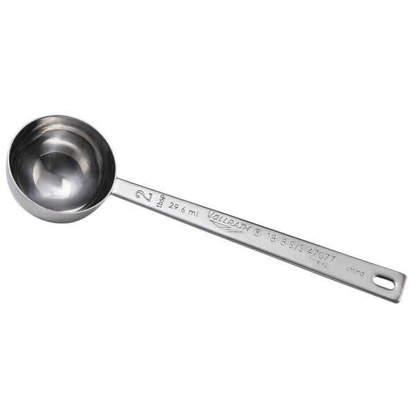 Vollrath Stainless Steel Long Handle Measuring Spoon Set - 14L Handles