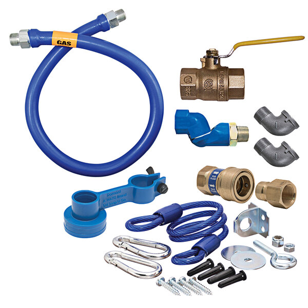 Dormont 1675KITBS48 48" Gas Connector Kit with QuickDisconnect, Swivel MAX® Fitting, Elbow, and