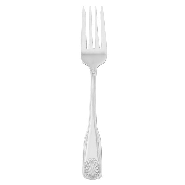 A Walco stainless steel salad fork with a silver handle.
